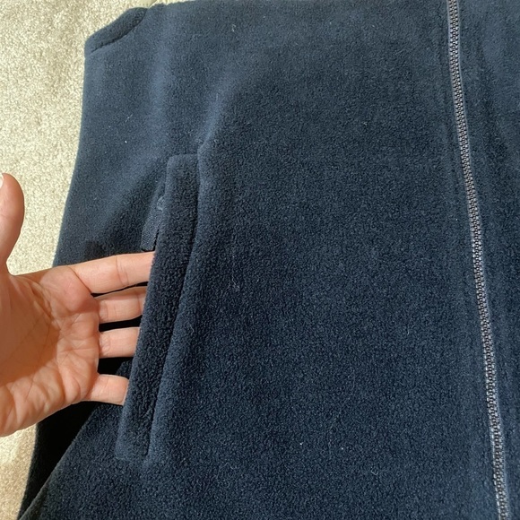 Abercrombie And Fitch Men's Y2K Winter Zip Up Down Fleece Vest Jacket Large - Picture 8 of 9